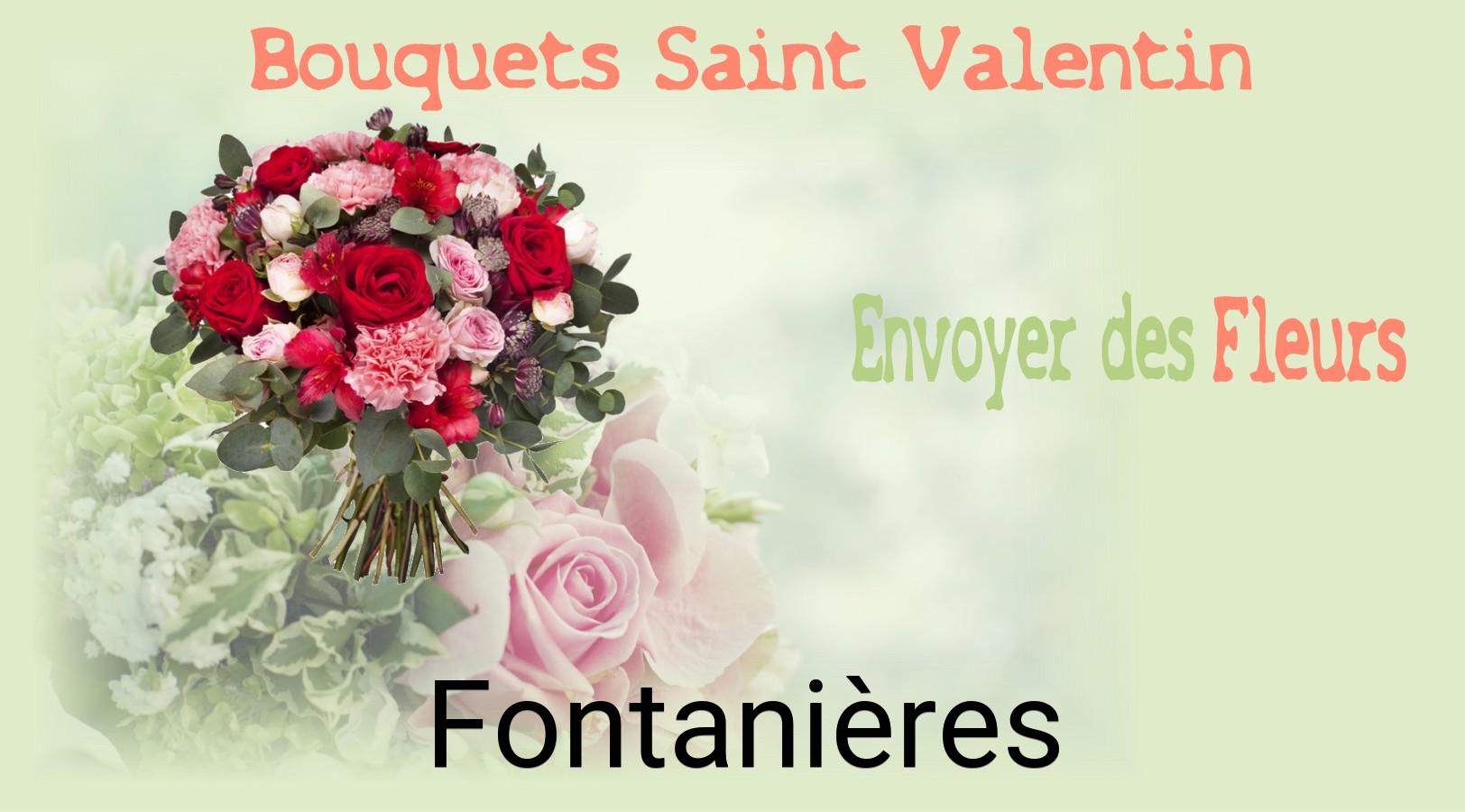 Roses de Saint-Valentin livrées à Fontanières